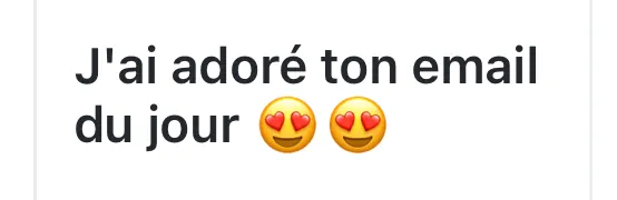 Témoignage lectrice